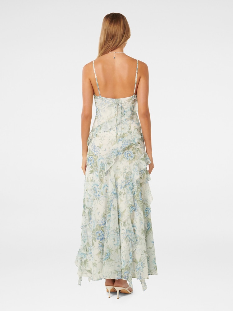 Forever New White Poppy Ruffle Gown - Image 4 of 4 Forever New White Poppy Ruffle Gown - Image 4 of 4