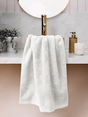 White Luxury Spa Collection Luxe 100% Cotton Towel - Image 3 of 5