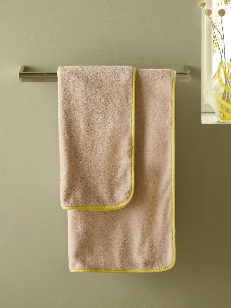 Colour Pop Trim 100% Cotton Towel - Image 4 of 7