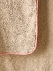 Peach Pink Colour Pop Trim 100% Cotton Towel - Image 3 of 4