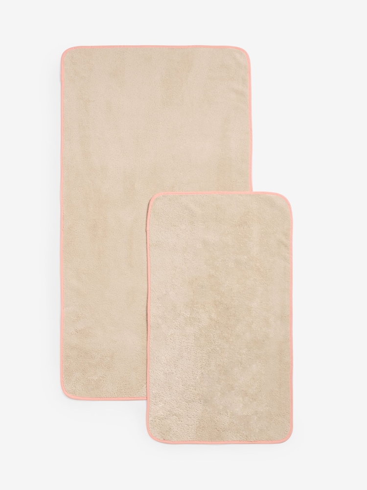 Colour Pop Trim 100% Cotton Towel - صورة 4 من 4 Colour Pop Trim 100% Cotton Towel - صورة 4 من 4