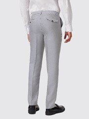 Twisted Tailor White Slim Fit Siorek Jacquard Trousers - Image 2 of 4