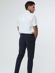 Harry Brown Deakin Cotton Linen Seersucker Tailored Fit Trousers - Image 2 of 4