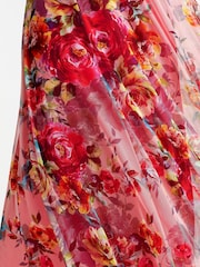 Scarlett & Jo Pink Isabelle Angel Sleeve Maxi Dress - Image 4 of 4