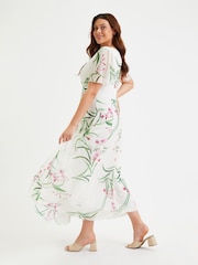 Scarlett & Jo Natural Isabelle Angel Sleeve Maxi Dress - Image 2 of 4
