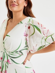 Scarlett & Jo Natural Isabelle Angel Sleeve Maxi Dress - Image 3 of 4