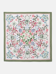 Joules Kensington Cream Cotton Scarf - Image 3 of 4