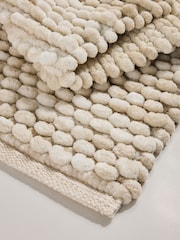 Natural Giant Runner Bath Bobble Mat - Image 2 of 4