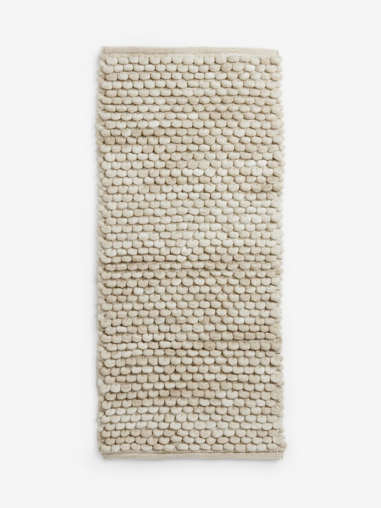 Natural Giant Runner Bath Bobble Mat - Image 3 of 4