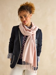Joules Ascot Pink Pashmina Style Scarf - Image 1 of 5