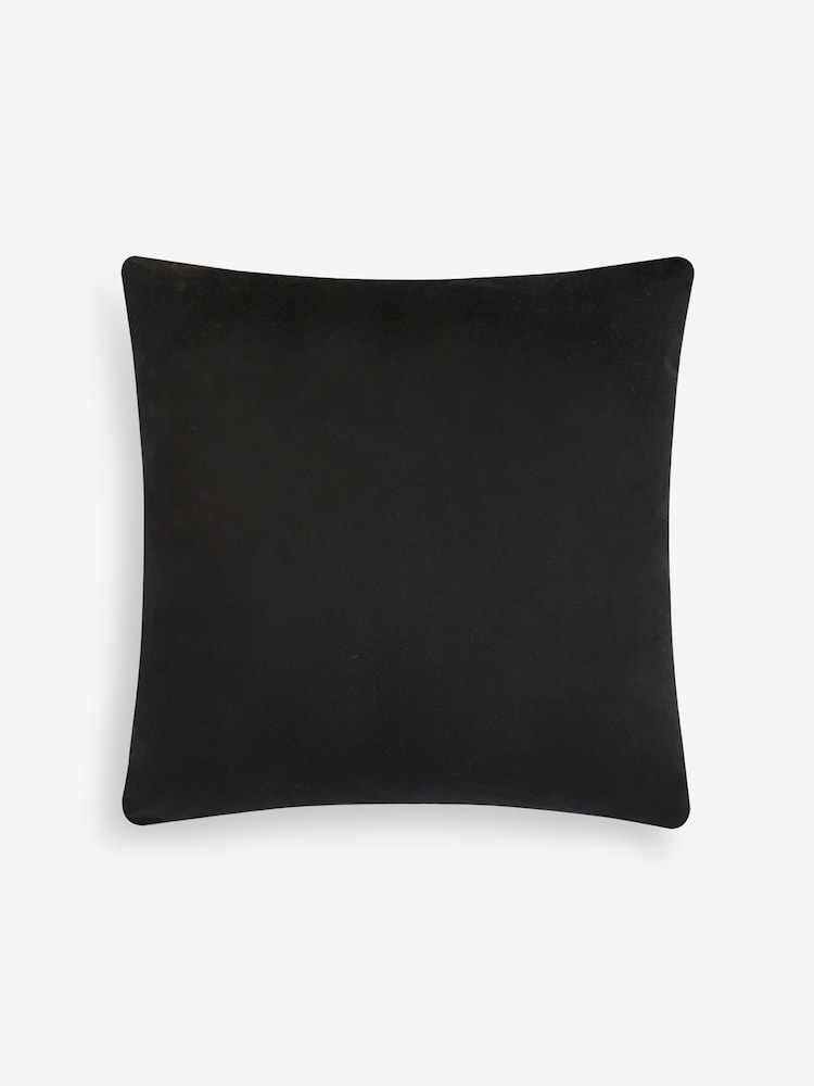 Velvet Leopard Print Cushion - Image 4 of 5