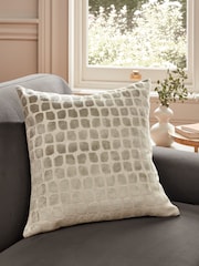 Champagne Gold Velvet Spot Cushion - Image 1 of 5