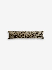 Black/Animal Leopard Velvet Draught Excluder - Image 3 of 5