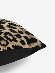 Black/Animal Leopard Velvet Draught Excluder - Image 5 of 5