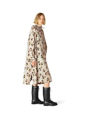 Ilse Jacobsen Leopard Print Waterproof Poncho - Image 2 of 9