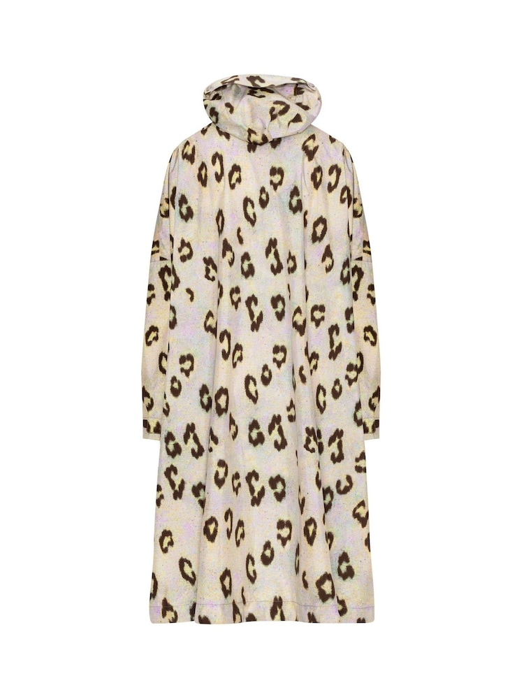 Ilse Jacobsen Leopard Print Waterproof Poncho - Image 9 of 9