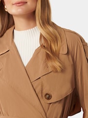 Forever New Brown Alexis Summer Trench Coat - Image 2 of 5