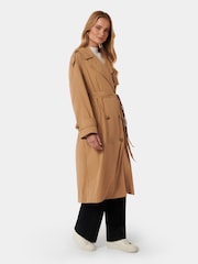 Forever New Brown Alexis Summer Trench Coat - Image 3 of 5