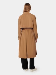 Forever New Brown Alexis Summer Trench Coat - Image 4 of 5