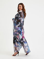 Scarlett & Jo Multi Blue Maxi Kaftan - Image 3 of 4