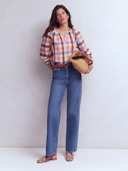 Boden Cream Camille Double Cloth Top - Image 3 of 6