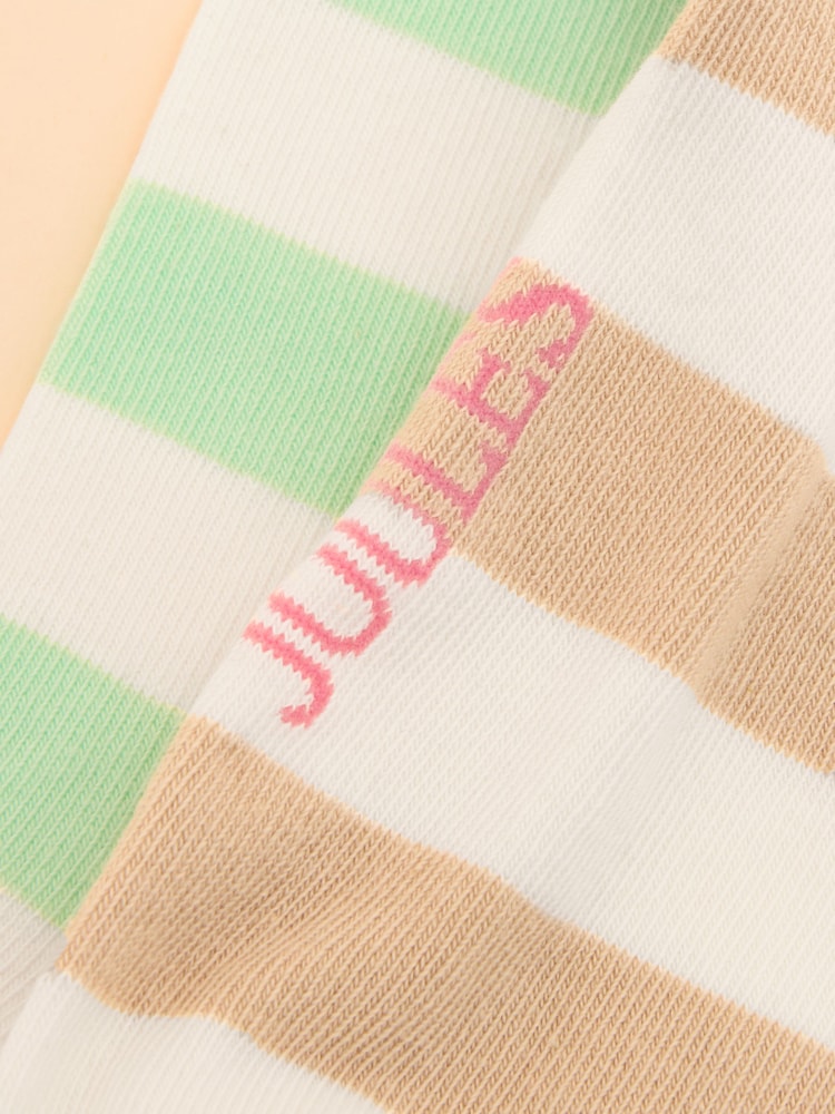 Cream/Blau - Joules Rilla Pack of Two Trainer Socks - Bild 3 von 3 Cream/Blau - Joules Rilla Pack of Two Trainer Socks - Bild 3 von 3