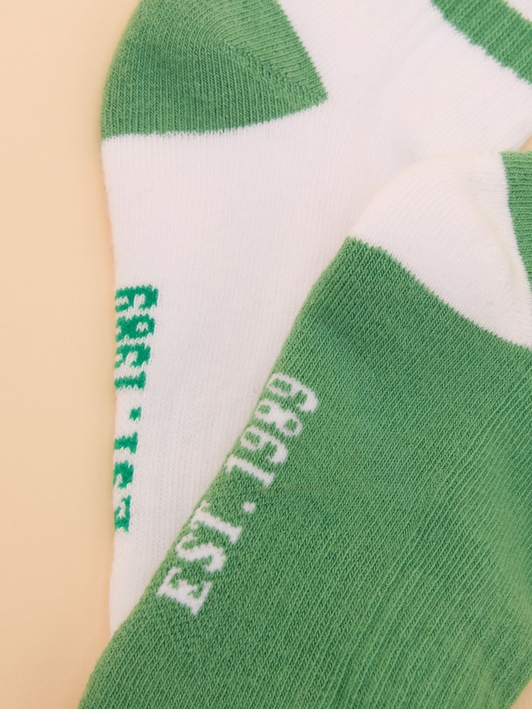 Joules Women's Volley Green Pack of Two Tennis Socks - Image 2 of 3