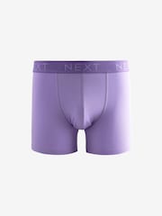 Bright Yellow/Green/Orange/Purple Cotton Rich Boxers  4 Pack - Image 2 of 7