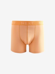 Bright Yellow/Green/Orange/Purple Cotton Rich Boxers  4 Pack - Image 4 of 7