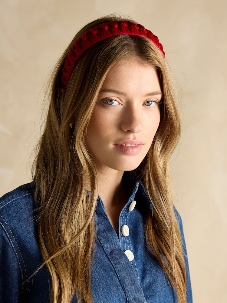 Joules Patsy Red Knot Headband - Image 1 of 6