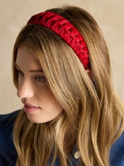 Joules Patsy Red Knot Headband - Image 2 of 6