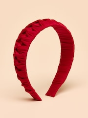 Joules Patsy Red Knot Headband - Image 4 of 6