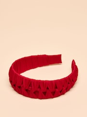 Joules Patsy Red Knot Headband - Image 5 of 6