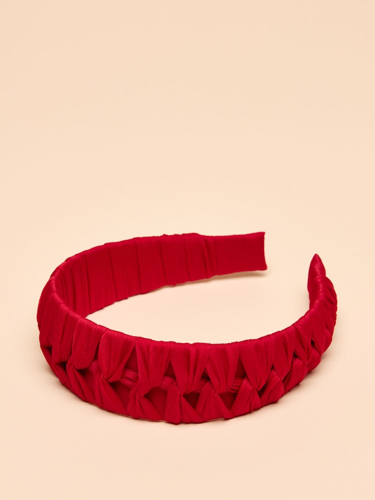 Joules Patsy Red Knot Headband - Image 5 of 6