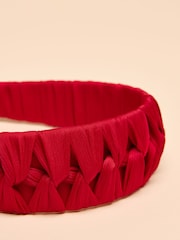 Joules Patsy Red Knot Headband - Image 6 of 6