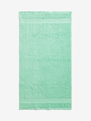 Peppermint Green Egyptian Cotton Towel - Image 5 of 6