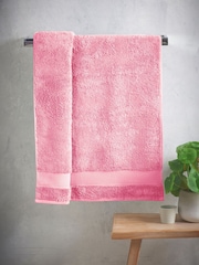 Pink Egyptian Cotton Towel - Image 2 of 6