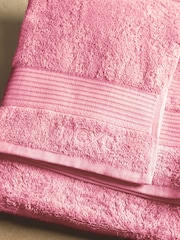 Pink Egyptian Cotton Towel - Image 3 of 6
