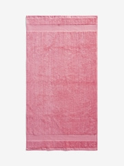 Pink Egyptian Cotton Towel - Image 4 of 6
