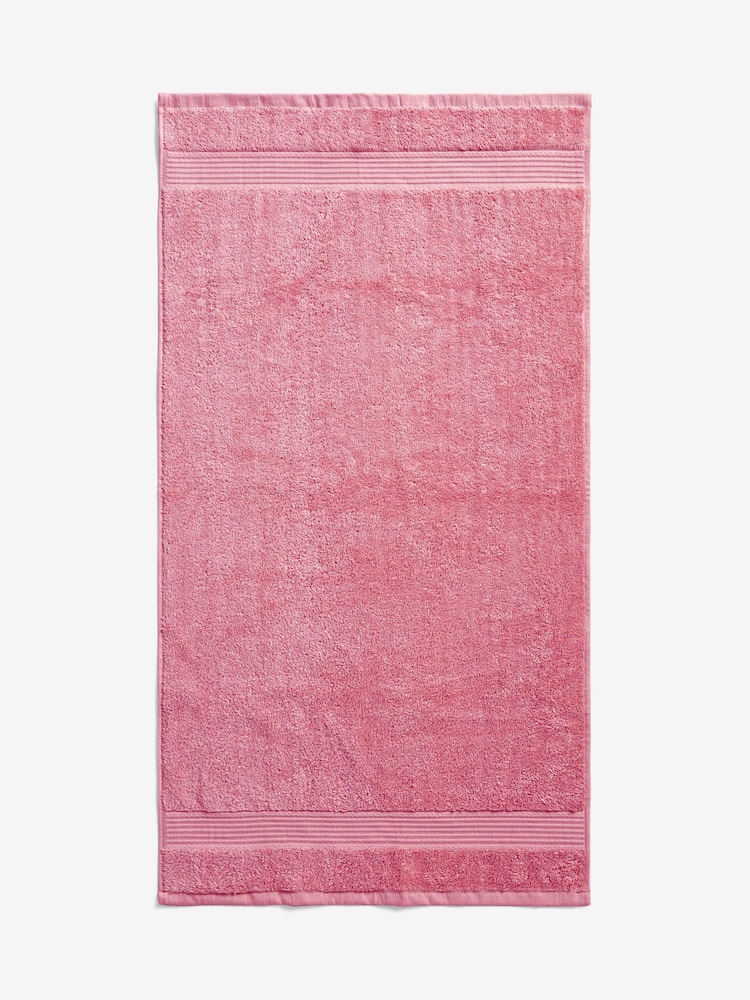 Pink Egyptian Cotton Towel - Image 4 of 6