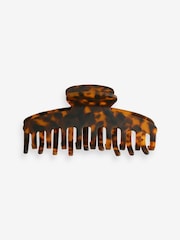 Tortoiseshell Brown Matte Claw Hair Clip - Image 3 of 3