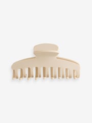 Cream Matte Claw Hair Clip - Image 2 of 2