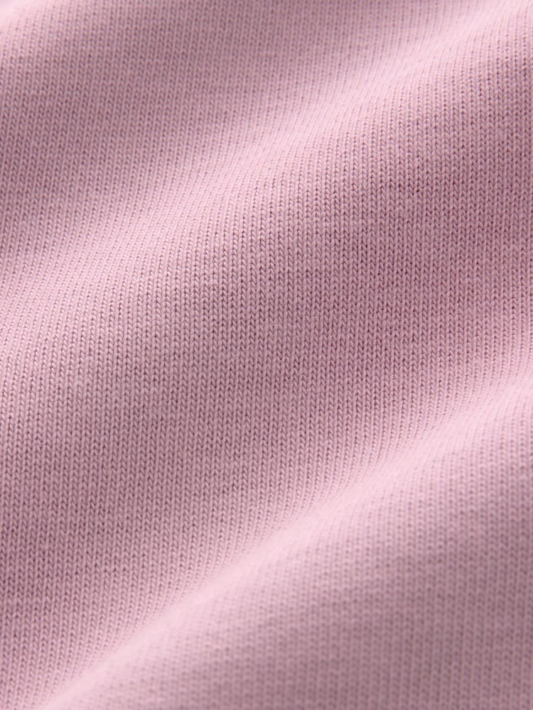 Pink EDIT Heavyweight Relaxed Floral Embroidery 100% Cotton Graphic T-Shirt - Image 7 of 7