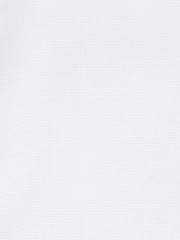 MOSS White Tailored Fit Oxford Non Iron 100% Cotton Shirt - Image 4 of 4