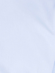 MOSS Sky Blue Tailored Fit Sky Blue Oxford Non Iron 100% Cotton Shirt - Image 4 of 4
