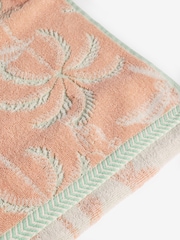 Orange Palm Tree 100% Cotton Towel - Image 8 of 8