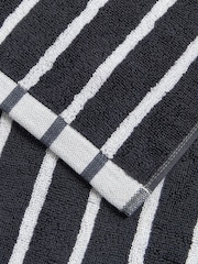 Blue Stripe Egyptian Cotton Towel - Image 7 of 7