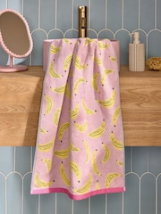 Pale Pink Banana Towel 100% Cotton - Image 2 of 6