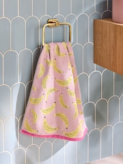 Pale Pink Banana Towel 100% Cotton - Image 3 of 6