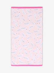 Pale Pink Banana Towel 100% Cotton - Image 5 of 6